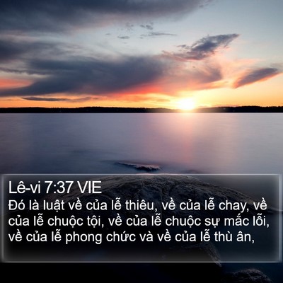 Lê-vi 7:37 VIE Bible Verse Image