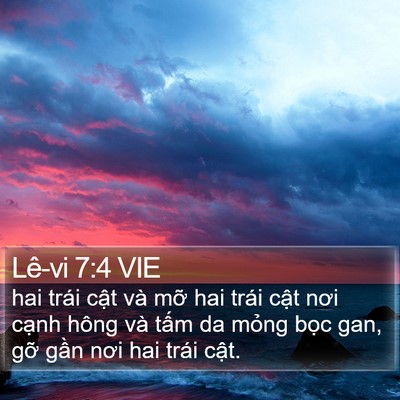 Lê-vi 7:4 VIE Bible Verse Image