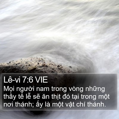 Lê-vi 7:6 VIE Bible Verse Image