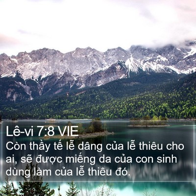Lê-vi 7:8 VIE Bible Verse Image