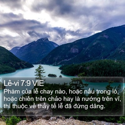 Lê-vi 7:9 VIE Bible Verse Image