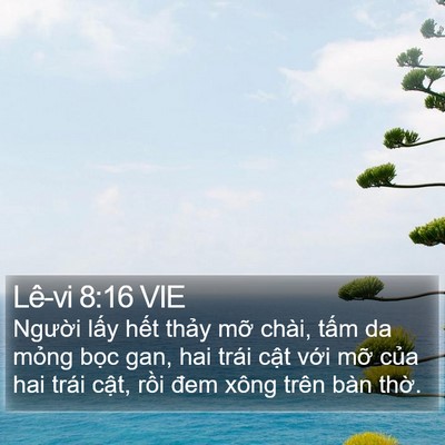 Lê-vi 8:16 VIE Bible Verse Image