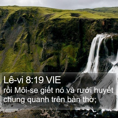 Lê-vi 8:19 VIE Bible Verse Image