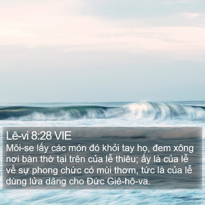 Lê-vi 8:28 VIE Bible Verse Image
