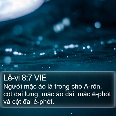 Lê-vi 8:7 VIE Bible Verse Image
