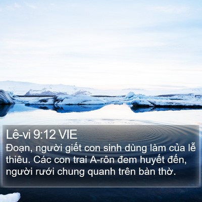 Lê-vi 9:12 VIE Bible Verse Image