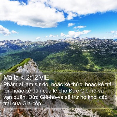 Ma-la-ki 2:12 VIE Bible Verse Image