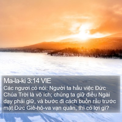 Ma-la-ki 3:14 VIE Bible Verse Image