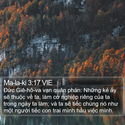 Ma-la-ki 3:17 VIE Bible Verse Image