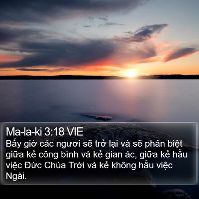 Ma-la-ki 3:18 VIE Bible Verse Image