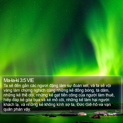 Ma-la-ki 3:5 VIE Bible Verse Image