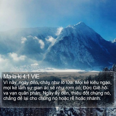 Ma-la-ki 4:1 VIE Bible Verse Image