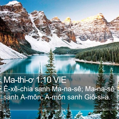 Ma-thi-ơ 1:10 VIE Bible Verse Image