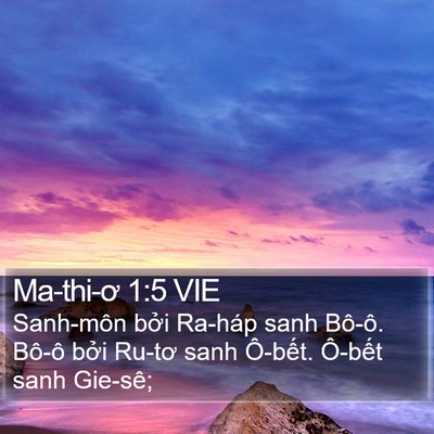 Ma-thi-ơ 1:5 VIE Bible Verse Image