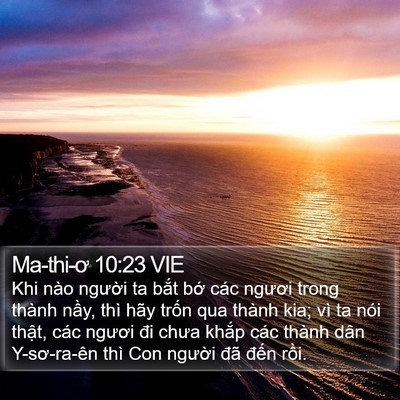 Ma-thi-ơ 10:23 VIE Bible Verse Image