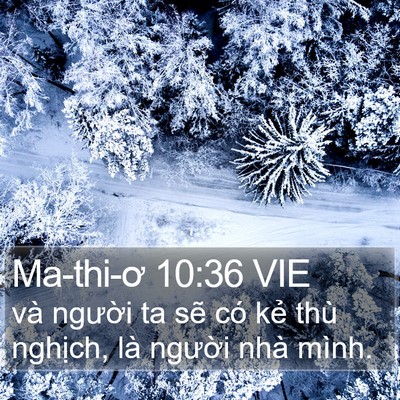 Ma-thi-ơ 10:36 VIE Bible Verse Image