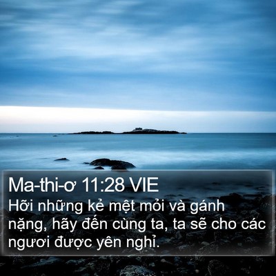 Ma-thi-ơ 11:28 VIE Bible Verse Image