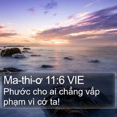 Ma-thi-ơ 11:6 VIE Bible Verse Image