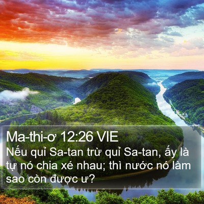 Ma-thi-ơ 12:26 VIE Bible Verse Image