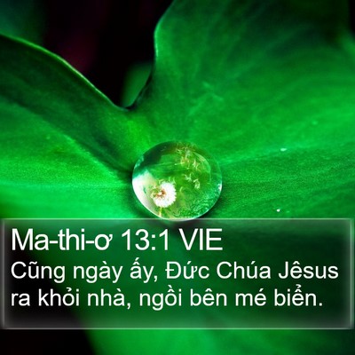 Ma-thi-ơ 13:1 VIE Bible Verse Image