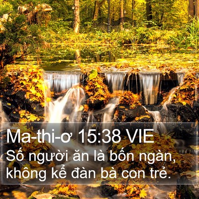 Ma-thi-ơ 15:38 VIE Bible Verse Image