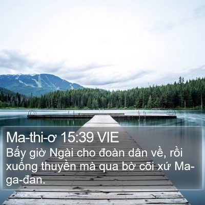 Ma-thi-ơ 15:39 VIE Bible Verse Image