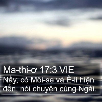 Ma-thi-ơ 17:3 VIE Bible Verse Image