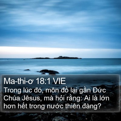 Ma-thi-ơ 18:1 VIE Bible Verse Image