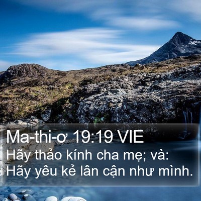 Ma-thi-ơ 19:19 VIE Bible Verse Image