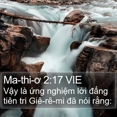 Ma-thi-ơ 2:17 VIE Bible Verse Image