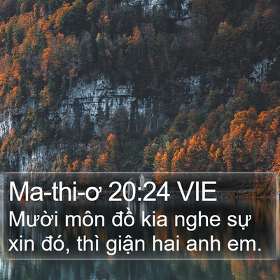 Ma-thi-ơ 20:24 VIE Bible Verse Image