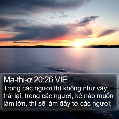 Ma-thi-ơ 20:26 VIE Bible Verse Image