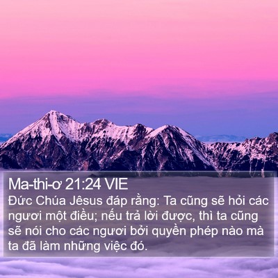 Ma-thi-ơ 21:24 VIE Bible Verse Image