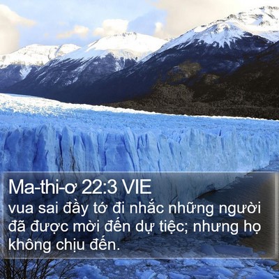 Ma-thi-ơ 22:3 VIE Bible Verse Image