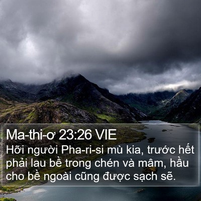 Ma-thi-ơ 23:26 VIE Bible Verse Image