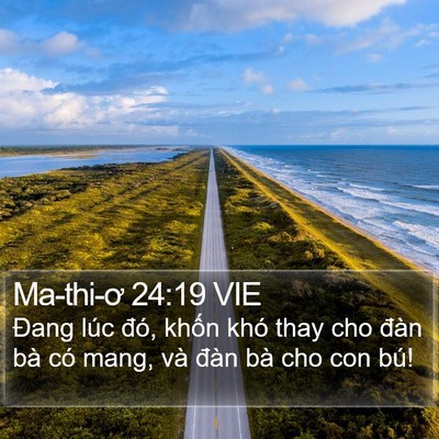 Ma-thi-ơ 24:19 VIE Bible Verse Image
