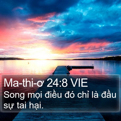 Ma-thi-ơ 24:8 VIE Bible Verse Image