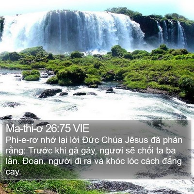 Ma-thi-ơ 26:75 VIE Bible Verse Image