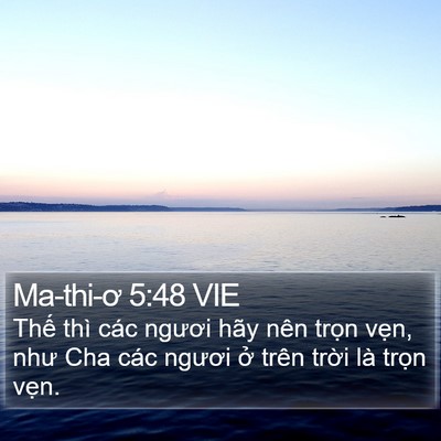 Ma-thi-ơ 5:48 VIE Bible Verse Image