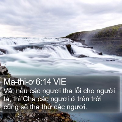 Ma-thi-ơ 6:14 VIE Bible Verse Image