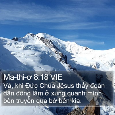Ma-thi-ơ 8:18 VIE Bible Verse Image
