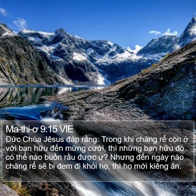 Ma-thi-ơ 9:15 VIE Bible Verse Image