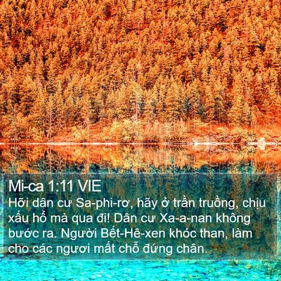 Mi-ca 1:11 VIE Bible Verse Image
