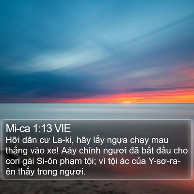 Mi-ca 1:13 VIE Bible Verse Image