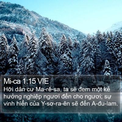 Mi-ca 1:15 VIE Bible Verse Image