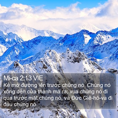 Mi-ca 2:13 VIE Bible Verse Image