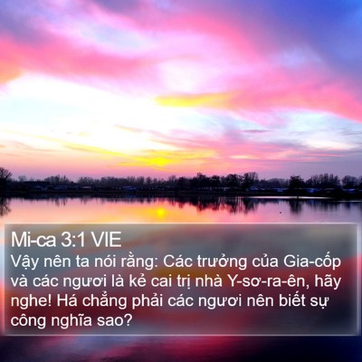 Mi-ca 3:1 VIE Bible Verse Image
