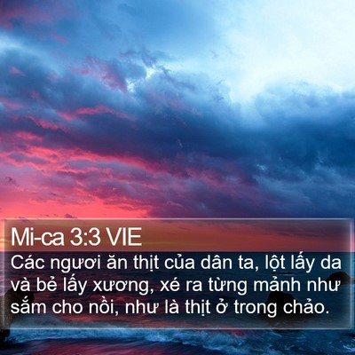 Mi-ca 3:3 VIE Bible Verse Image