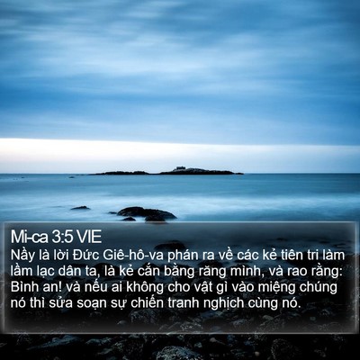 Mi-ca 3:5 VIE Bible Verse Image
