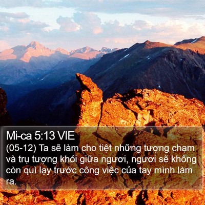 Mi-ca 5:13 VIE Bible Verse Image